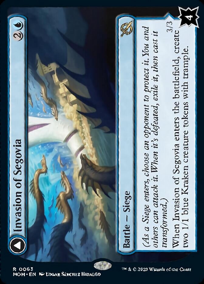 Invasion of Segovia // Caetus, Sea Tyrant of Segovia [March of the Machine] | Game Master's Emporium (The New GME)