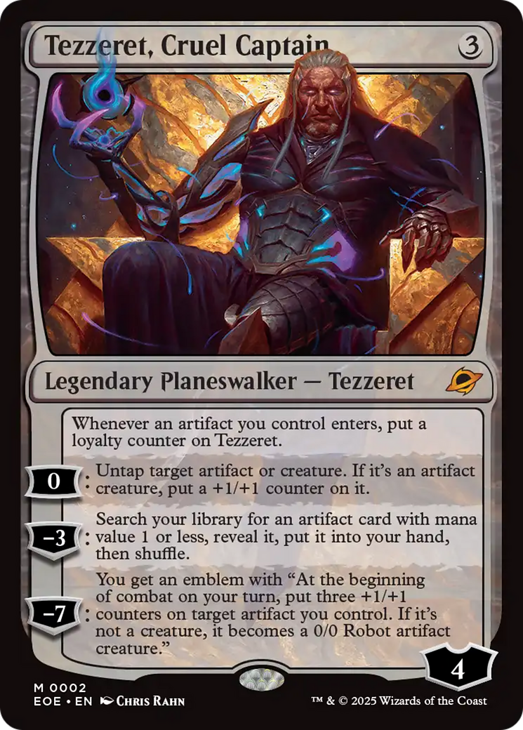 Tezzeret, Cruel Captain [Edge of Eternities] | Game Master's Emporium (The New GME)