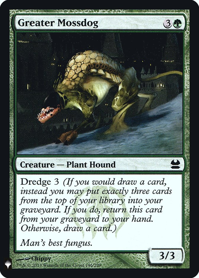 Greater Mossdog [Mystery Booster] | Game Master's Emporium (The New GME)