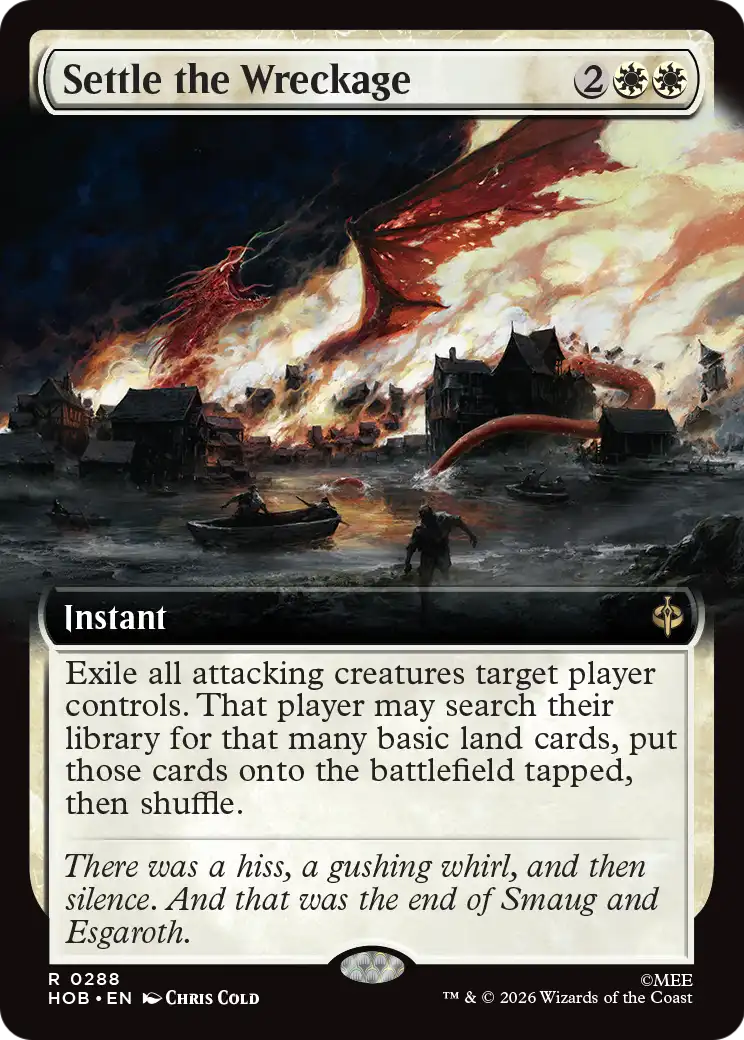 Settle the Wreckage (Extended Art) [The Hobbit] | Game Master's Emporium (The New GME)
