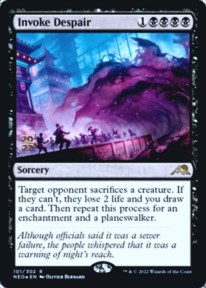 Invoke Despair [Kamigawa: Neon Dynasty Prerelease Promos] | Game Master's Emporium (The New GME)