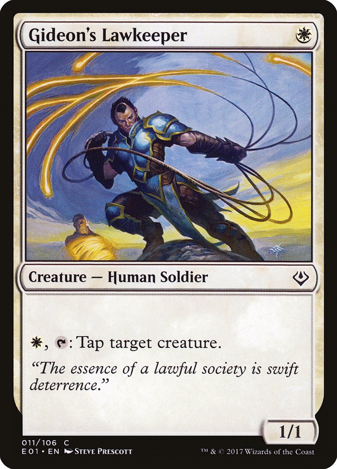Gideon's Lawkeeper [Archenemy: Nicol Bolas] | Game Master's Emporium (The New GME)