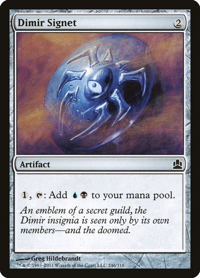 Dimir Signet [Commander 2011] | Game Master's Emporium (The New GME)
