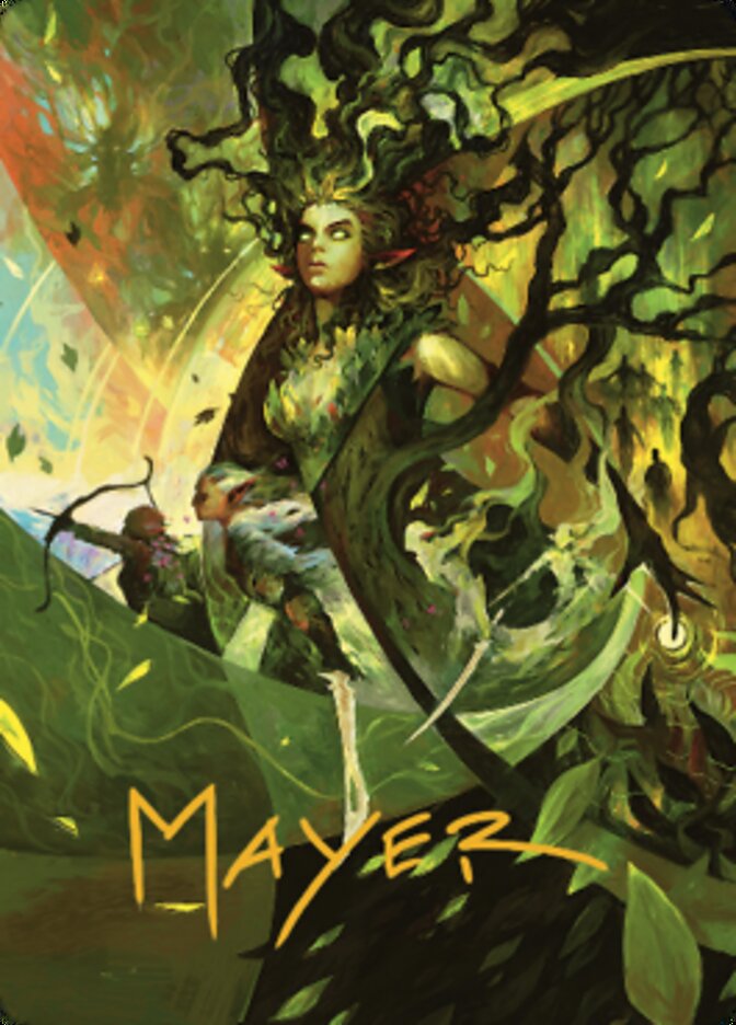 Titania's Command Art Card (Gold-Stamped Signature) [The Brothers' War Art Series] | Game Master's Emporium (The New GME)