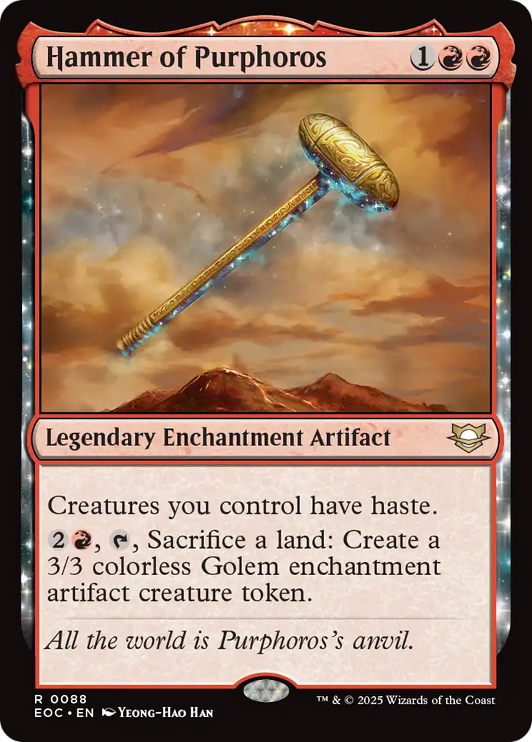 Hammer of Purphoros [Edge of Eternities Commander] | Game Master's Emporium (The New GME)