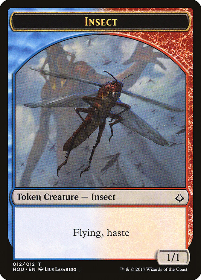 Champion of Wits // Insect Double-Sided Token [Hour of Devastation Tokens] | Game Master's Emporium (The New GME)