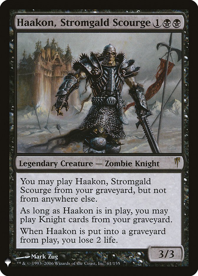 Haakon, Stromgald Scourge [Mystery Booster] | Game Master's Emporium (The New GME)