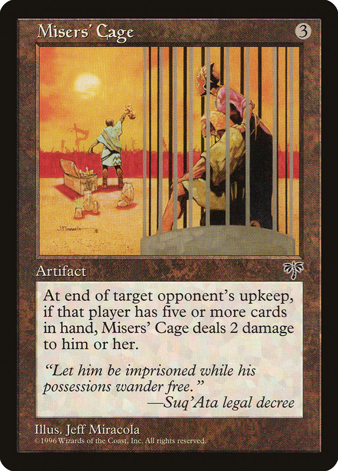 Misers' Cage [Mirage] | Game Master's Emporium (The New GME)