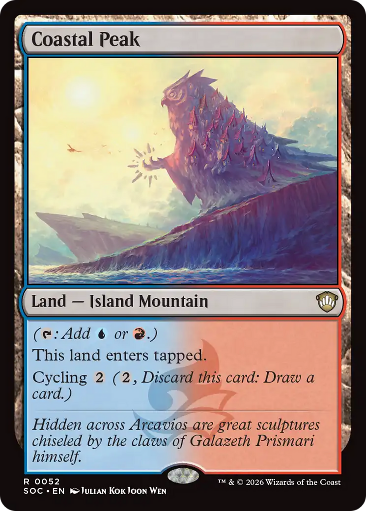 Coastal Peak [Secrets of Strixhaven Commander] | Game Master's Emporium (The New GME)