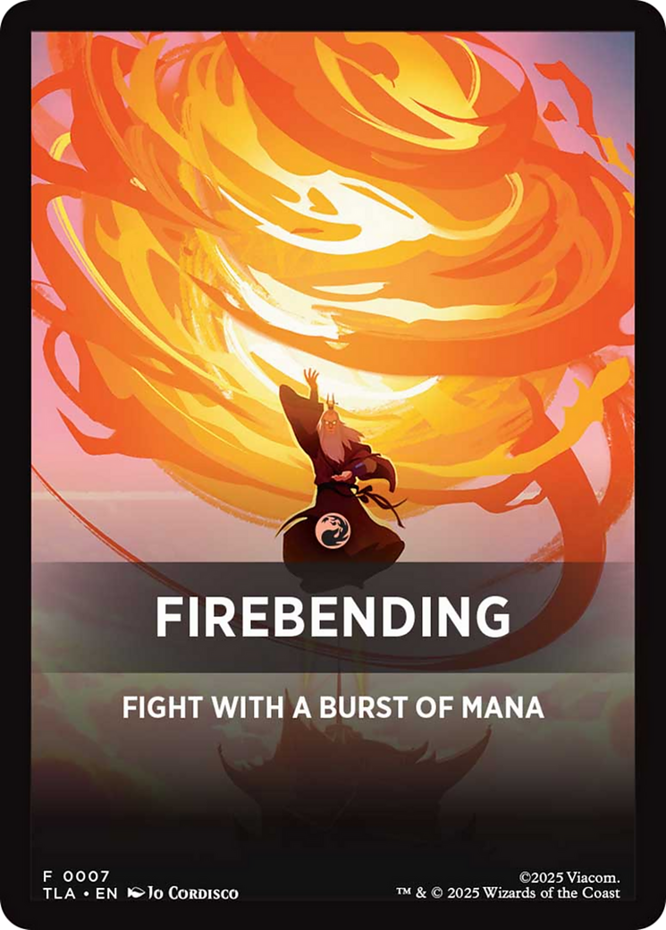 Firebending Theme Card [Avatar: The Last Airbender] | Game Master's Emporium (The New GME)