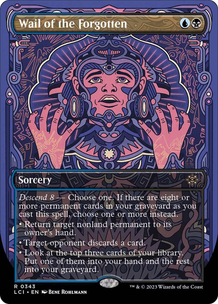 Wail of the Forgotten (Borderless) [The Lost Caverns of Ixalan] | Game Master's Emporium (The New GME)
