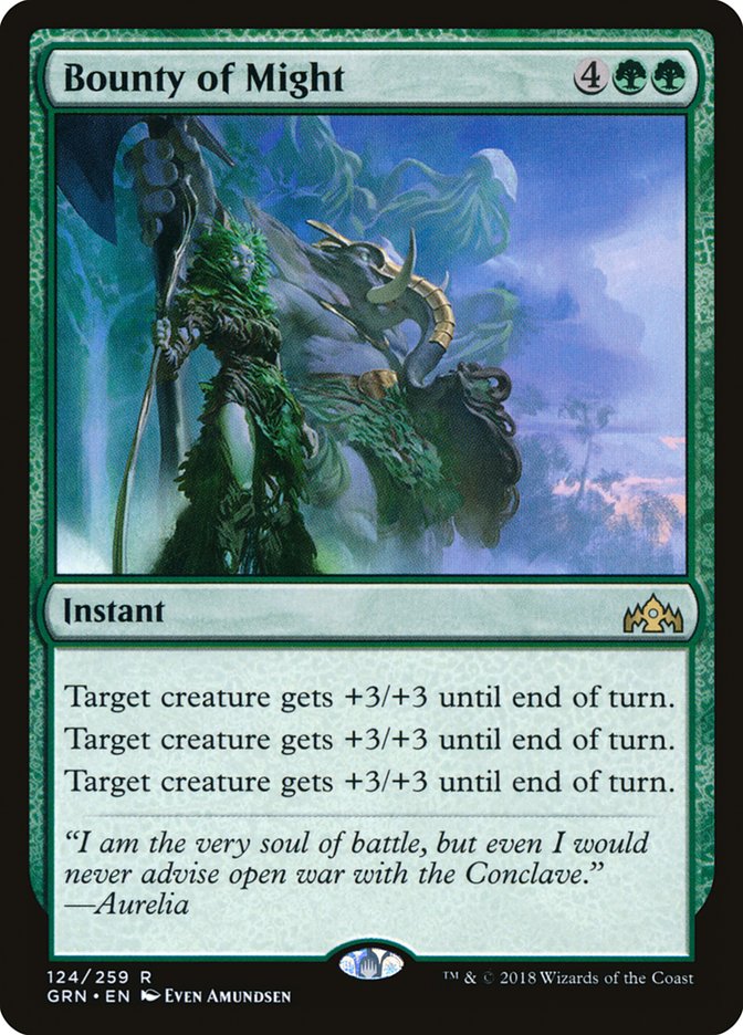 Bounty of Might [Guilds of Ravnica] | Game Master's Emporium (The New GME)