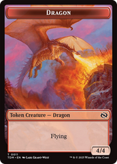 Reliquary Dragon // Dragon (0011) Double-Sided Token [Tarkir: Dragonstorm Tokens] | Game Master's Emporium (The New GME)