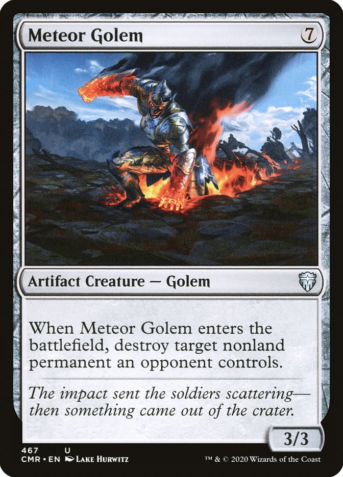Meteor Golem (467) [Commander Legends] | Game Master's Emporium (The New GME)