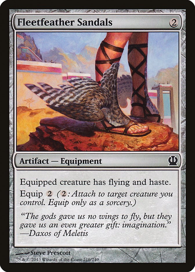 Fleetfeather Sandals [Theros] | Game Master's Emporium (The New GME)