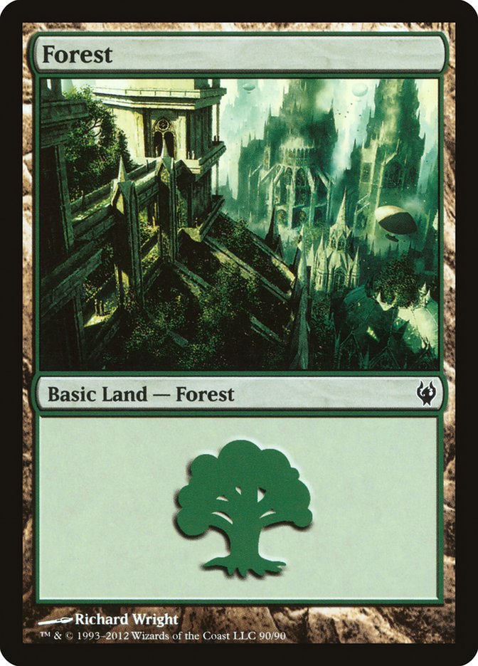 Forest (90) [Duel Decks: Izzet vs. Golgari] | Game Master's Emporium (The New GME)