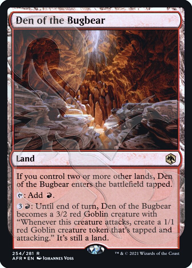 Den of the Bugbear (Ampersand Promo) [Dungeons & Dragons: Adventures in the Forgotten Realms Promos] | Game Master's Emporium (The New GME)