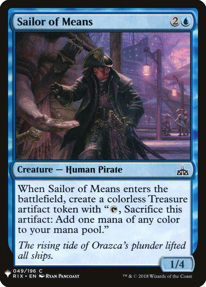 Sailor of Means [Mystery Booster] | Game Master's Emporium (The New GME)