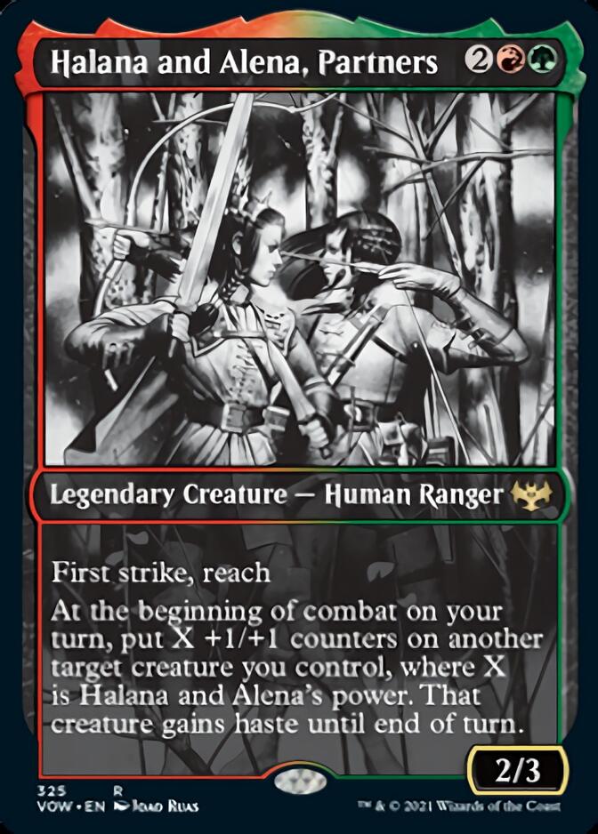 Halana and Alena, Partners (Showcase Eternal Night) [Innistrad: Crimson Vow] | Game Master's Emporium (The New GME)