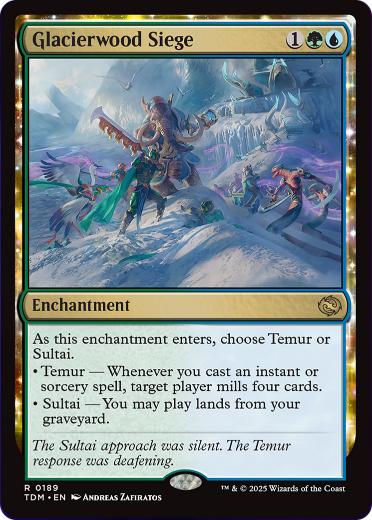 Glacierwood Siege [Tarkir: Dragonstorm] | Game Master's Emporium (The New GME)