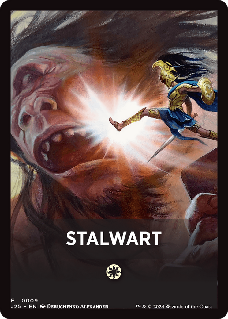 Stalwart Theme Card [Foundations Jumpstart Front Cards] | Game Master's Emporium (The New GME)