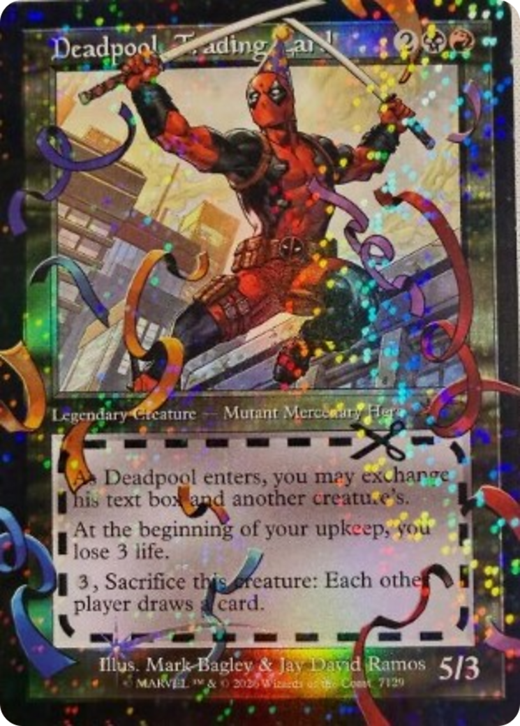 Deadpool, Trading Card (7127) [Secret Lair Drop Series] | Game Master's Emporium (The New GME)