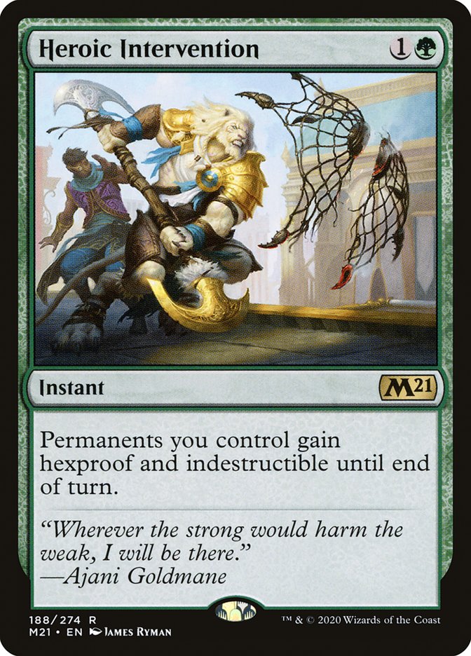 Heroic Intervention [Core Set 2021] | Game Master's Emporium (The New GME)