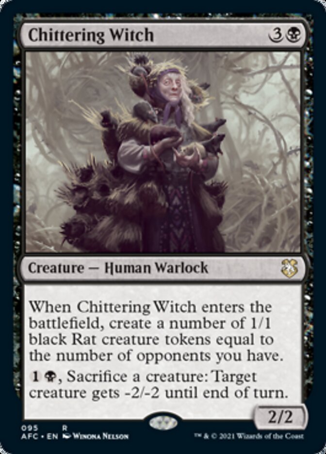 Chittering Witch [Dungeons & Dragons: Adventures in the Forgotten Realms Commander] | Game Master's Emporium (The New GME)