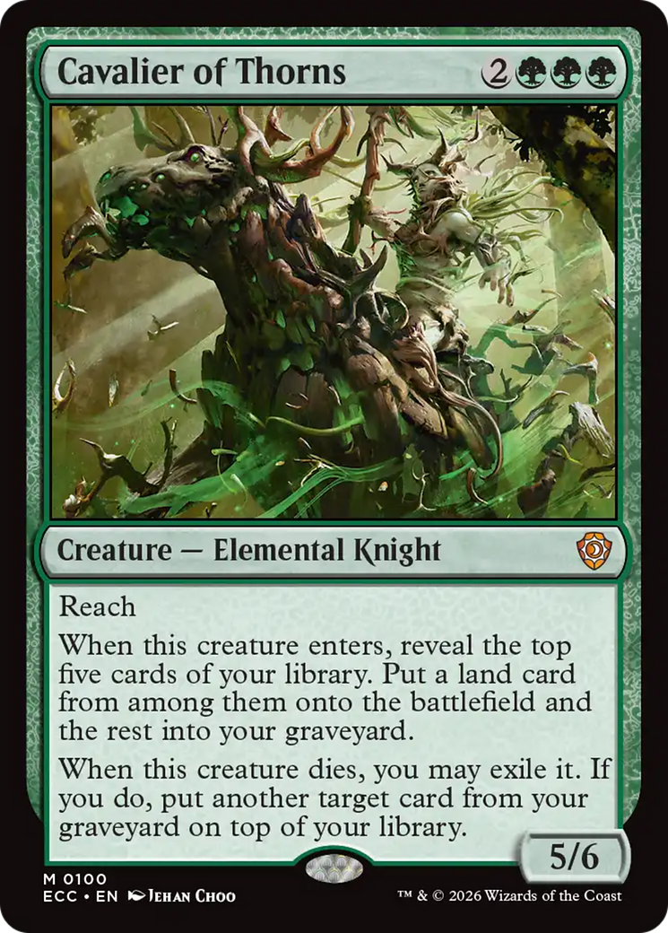 Cavalier of Thorns [Lorwyn Eclipsed Commander] | Game Master's Emporium (The New GME)