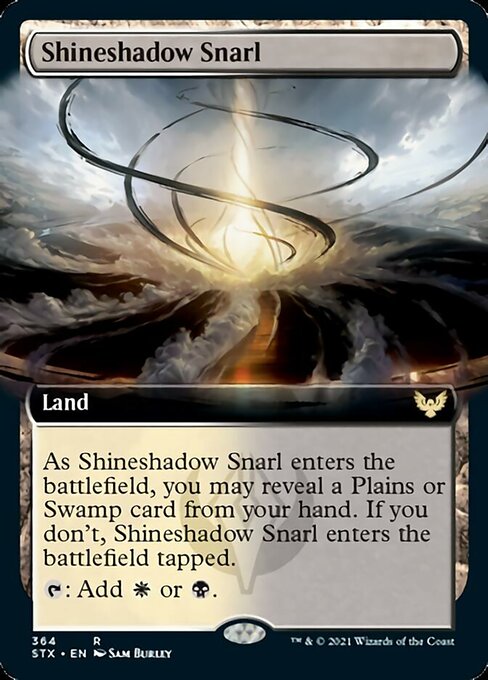 Shineshadow Snarl (Extended Art) [Strixhaven: School of Mages] | Game Master's Emporium (The New GME)