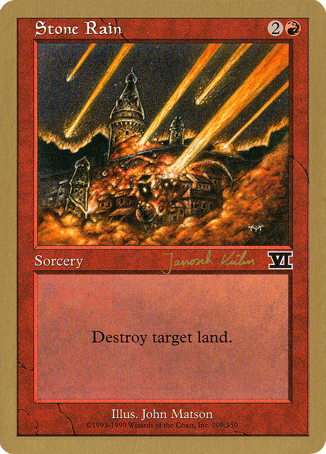 Stone Rain (Janosch Kuhn) [World Championship Decks 2000] | Game Master's Emporium (The New GME)