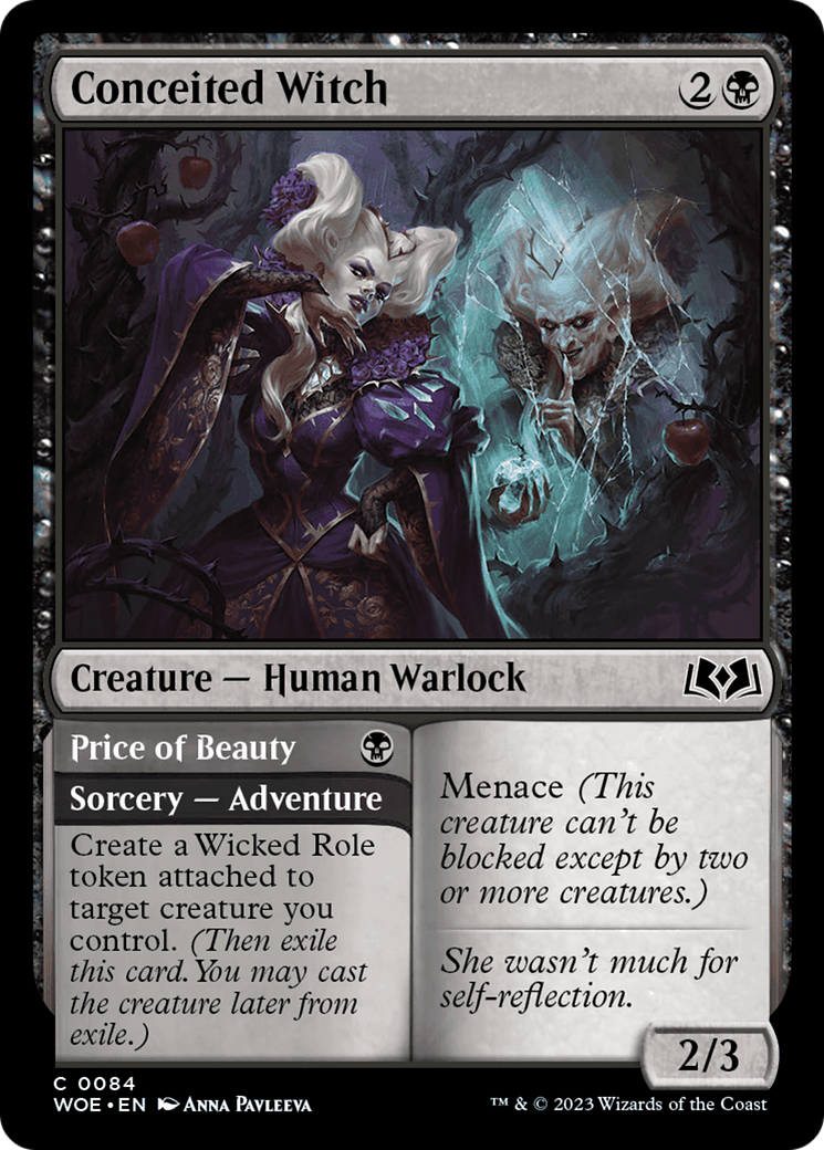 Conceited Witch // Price of Beauty [Wilds of Eldraine] | Game Master's Emporium (The New GME)