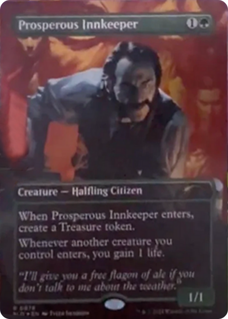 Prosperous Innkeeper (Rainbow Foil) [Secret Lair Drop Series] | Game Master's Emporium (The New GME)