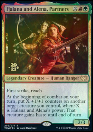 Halana and Alena, Partners [Innistrad: Crimson Vow Prerelease Promos] | Game Master's Emporium (The New GME)