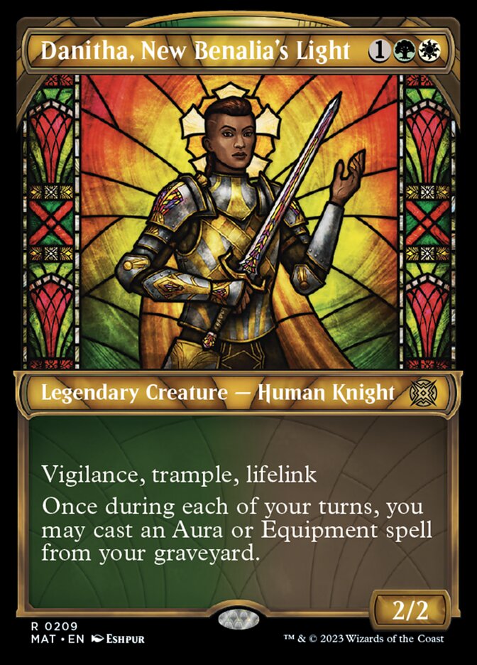 Danitha, New Benalia's Light (Showcase Halo Foil) [March of the Machine: The Aftermath] | Game Master's Emporium (The New GME)