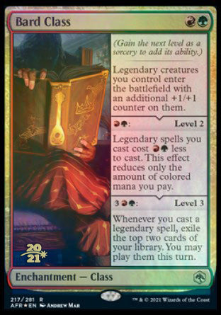 Bard Class [Dungeons & Dragons: Adventures in the Forgotten Realms Prerelease Promos] | Game Master's Emporium (The New GME)