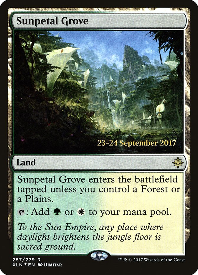 Sunpetal Grove [Ixalan Prerelease Promos] | Game Master's Emporium (The New GME)