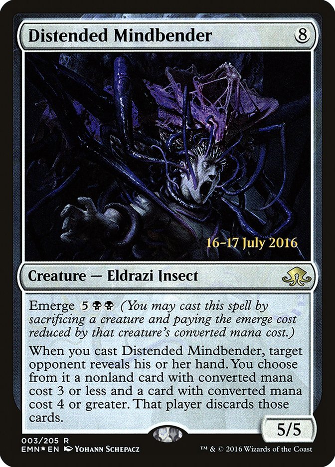Distended Mindbender [Eldritch Moon Prerelease Promos] | Game Master's Emporium (The New GME)