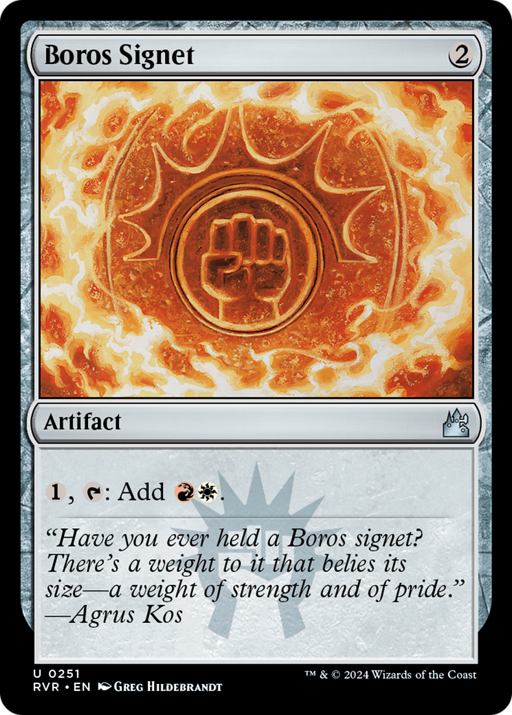 Boros Signet [Ravnica Remastered] | Game Master's Emporium (The New GME)