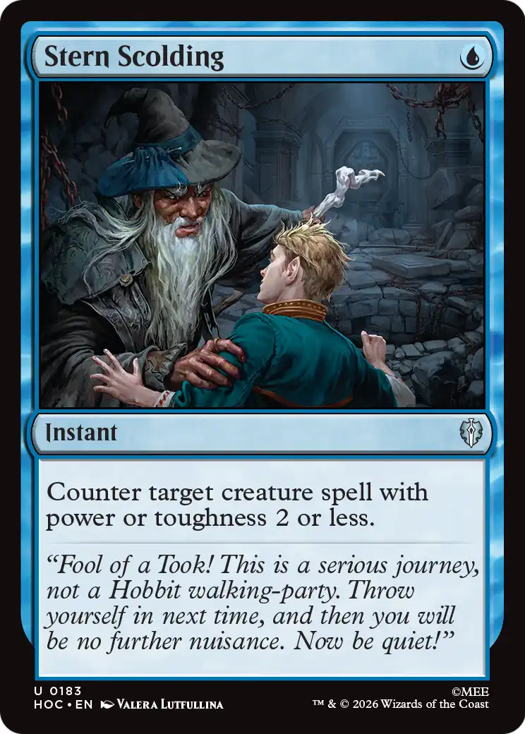 Stern Scolding [The Hobbit: Eternal-Legal] | Game Master's Emporium (The New GME)