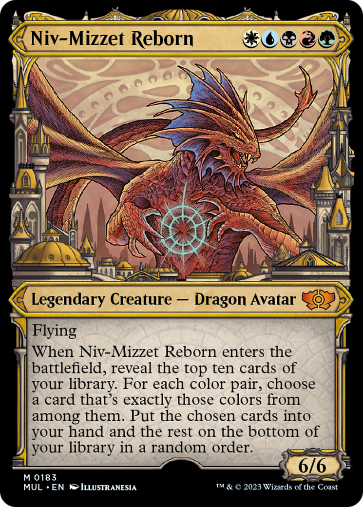 Niv-Mizzet Reborn (Halo Foil) [Multiverse Legends] | Game Master's Emporium (The New GME)