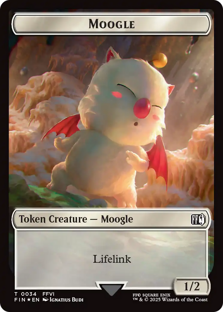 Copy (0025) // Moogle (0034) Double-Sided Token (Surge Foil) [FINAL FANTASY Tokens] | Game Master's Emporium (The New GME)
