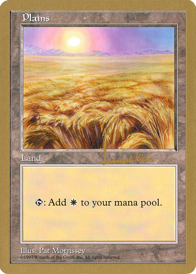 Plains (jk432) (Janosch Kuhn) [World Championship Decks 1997] | Game Master's Emporium (The New GME)