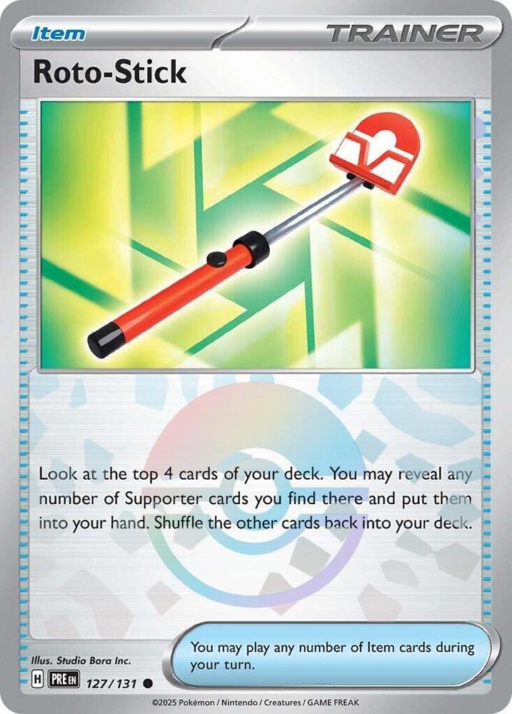 Roto-Stick (127/131) (Poke Ball Pattern) [Scarlet & Violet: Prismatic Evolutions] | Game Master's Emporium (The New GME)