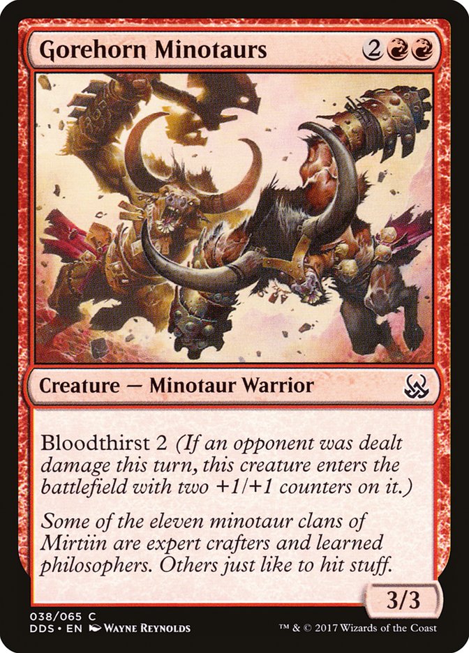 Gorehorn Minotaurs [Duel Decks: Mind vs. Might] | Game Master's Emporium (The New GME)