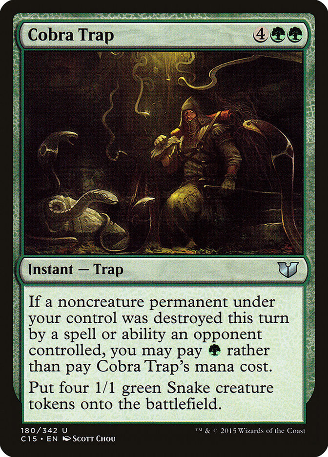 Cobra Trap [Commander 2015] | Game Master's Emporium (The New GME)