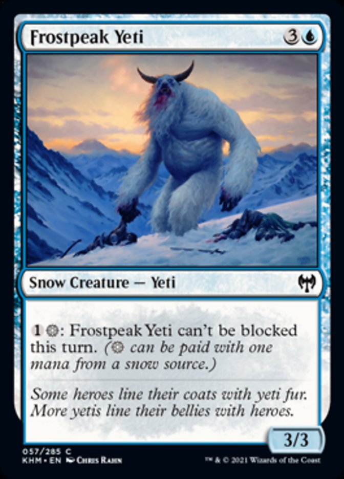 Frostpeak Yeti [Kaldheim] | Game Master's Emporium (The New GME)