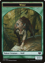 Treefolk // Wolf Double-Sided Token [Commander 2014 Tokens] | Game Master's Emporium (The New GME)