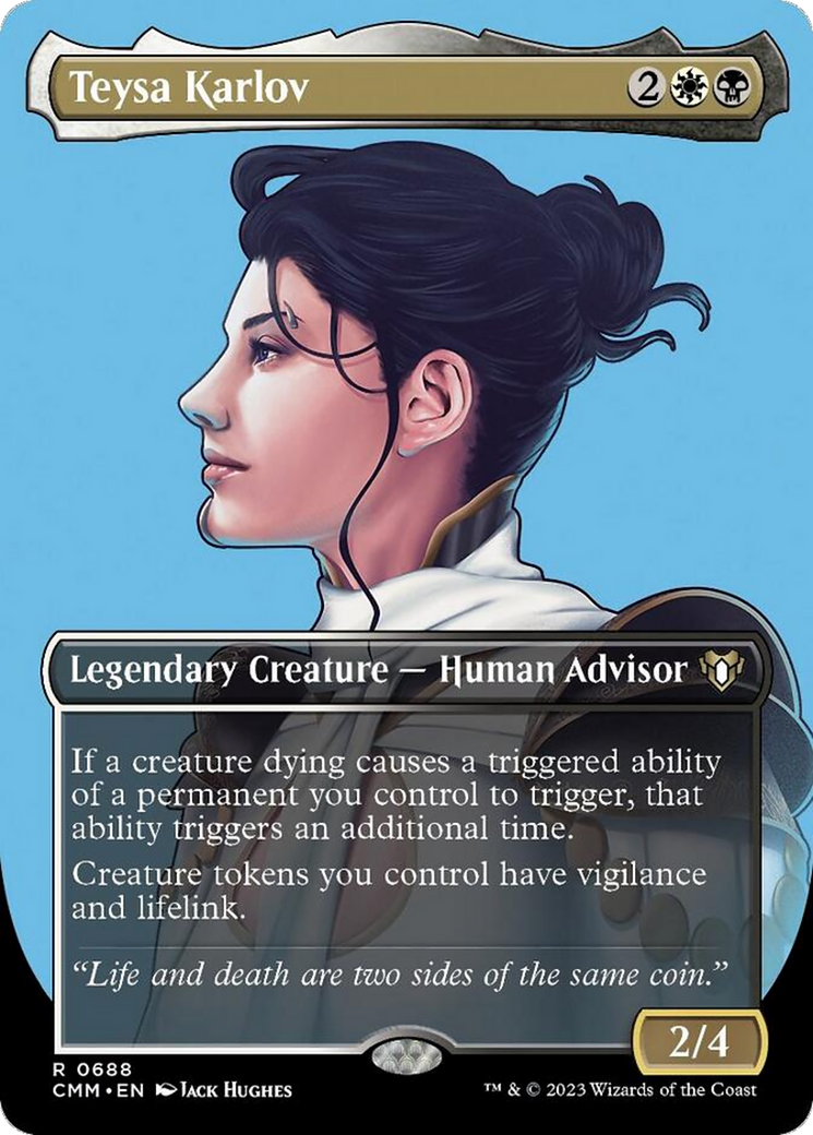 Teysa Karlov (Borderless Profile) [Commander Masters] | Game Master's Emporium (The New GME)