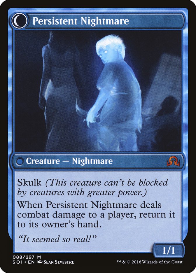 Startled Awake // Persistent Nightmare [Shadows over Innistrad] | Game Master's Emporium (The New GME)